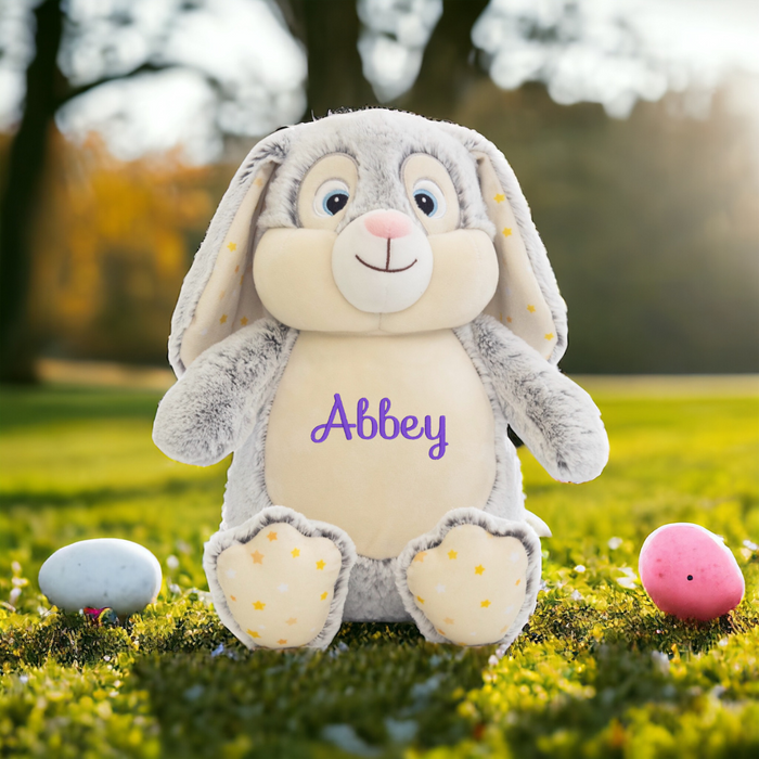 
Embrace the spirit of Easter with our charming Personalized Yellow Embroidered Easter Bunny! Standing tall at 18 inches, this cuddly companion is a delightful addit