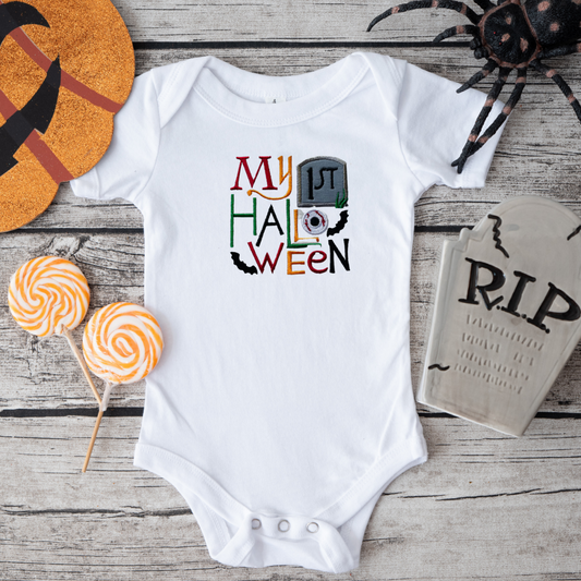 This Halloween Onesie® is just for our little ghouls and goblins! Whether you are dressing your baby for trick-or-treats or dressing them up for a party, this adorab
