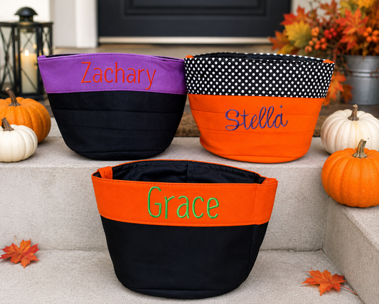 Personalized Halloween Trick-or-Treat Bucket