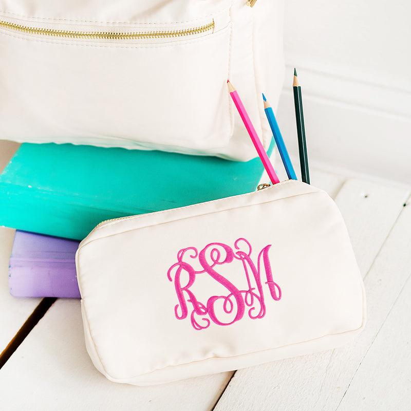 Creme Pencil Case
