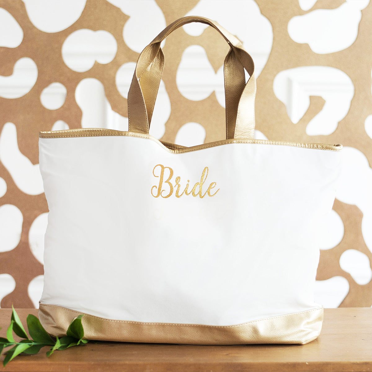 Creme Cabana Bridal Tote