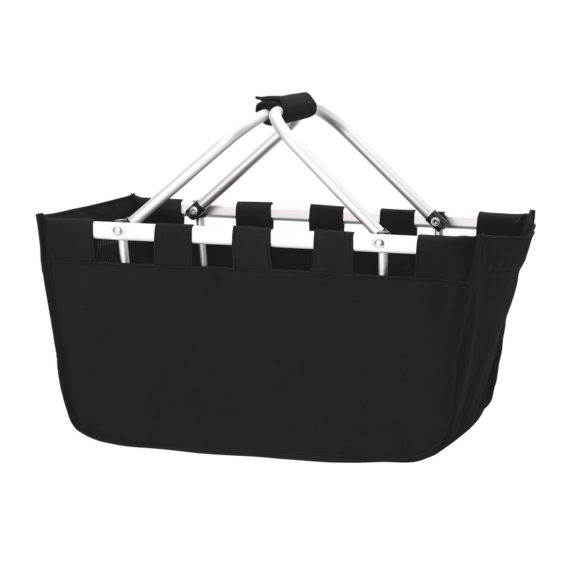 Black Personalized Market Tote