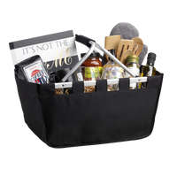 Black Personalized Market Tote