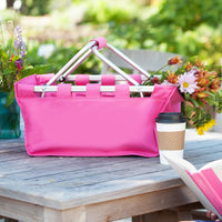 Hot Pink Personalized Market Tote