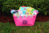 Hot Pink Personalized Market Tote