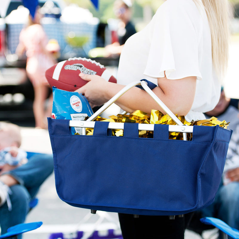 Navy Personalized Market Tote