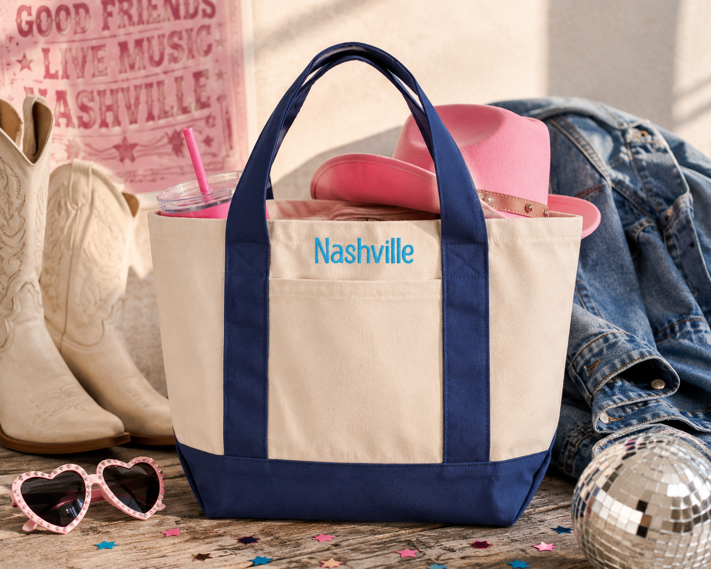 Personalized Girls Trip Tote Bag | Girls Trip Gifts