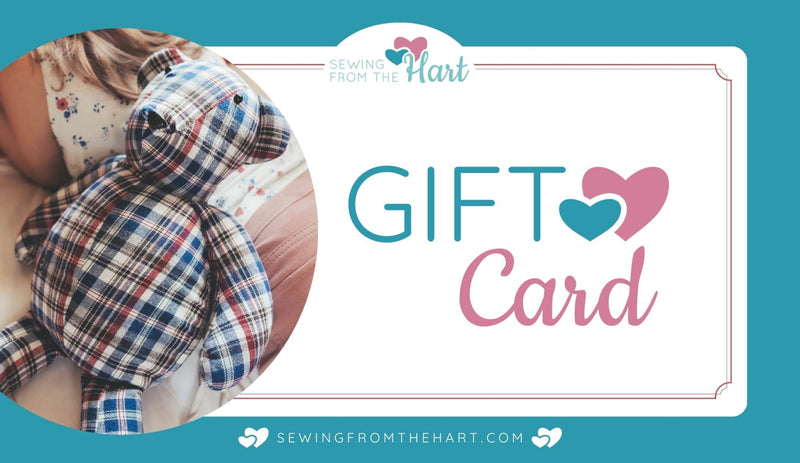 Sewing From The Hart Gift Card - A Stitch of Love for Every Occasion!