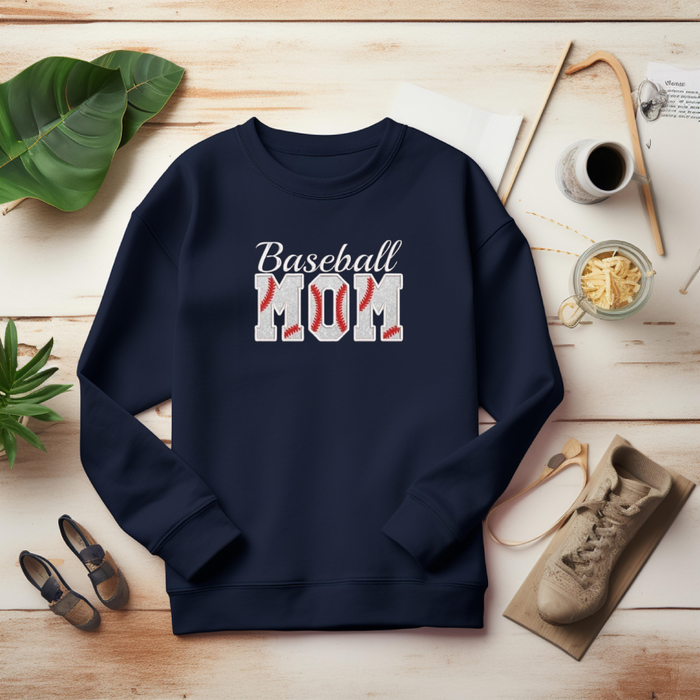 Baseball Mom Crewneck Sweatshirt