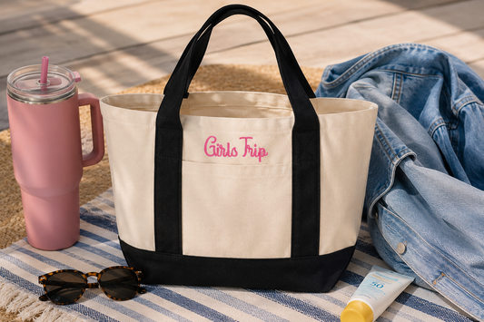 Personalized Girls Trip Tote Bag | Girls Trip Gifts
