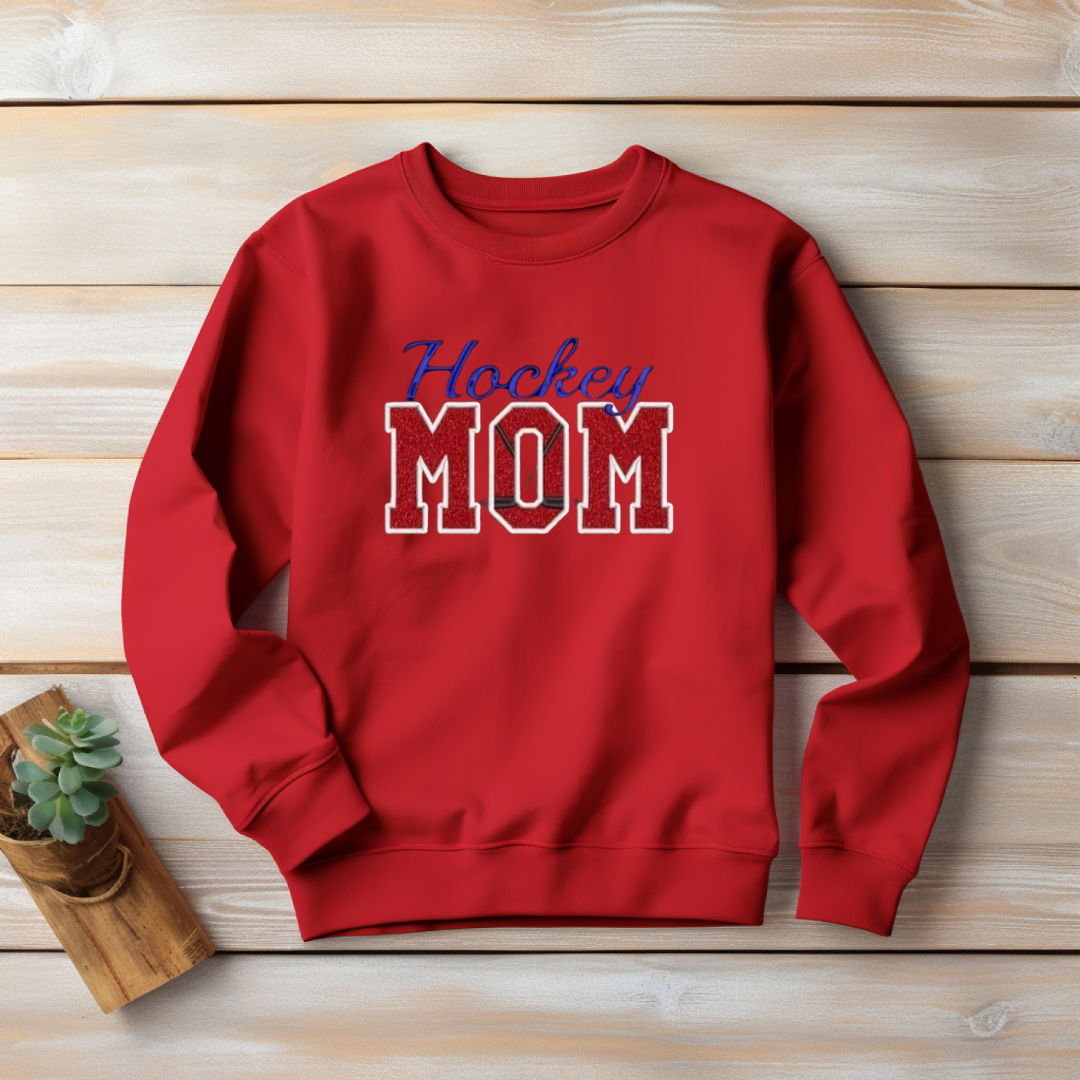 Crewneck Hockey Mom Sweatshirt: Show Your Team Spirit in Style!