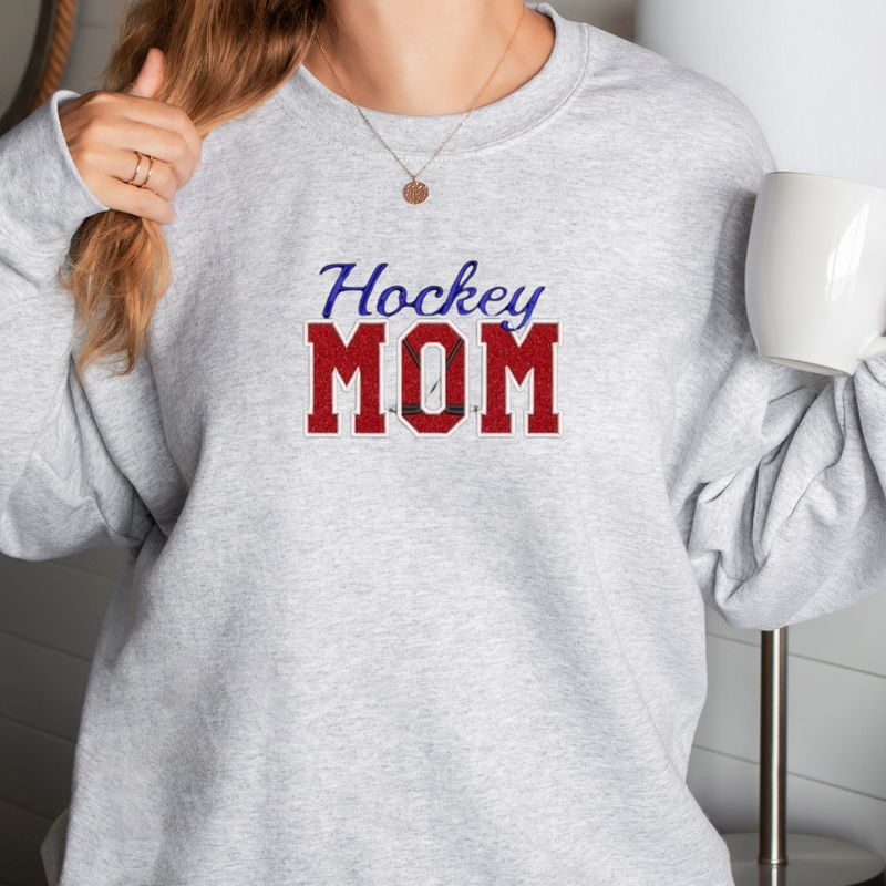 Crewneck Hockey Mom Sweatshirt: Show Your Team Spirit in Style!