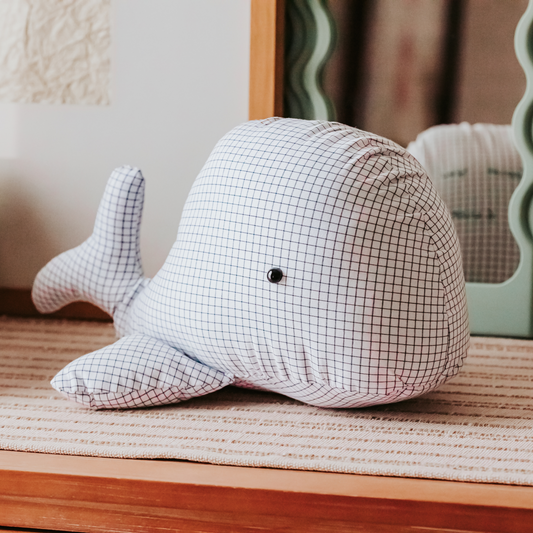 Custom Large Memory Whale (16.5") | Personalized Keepsake