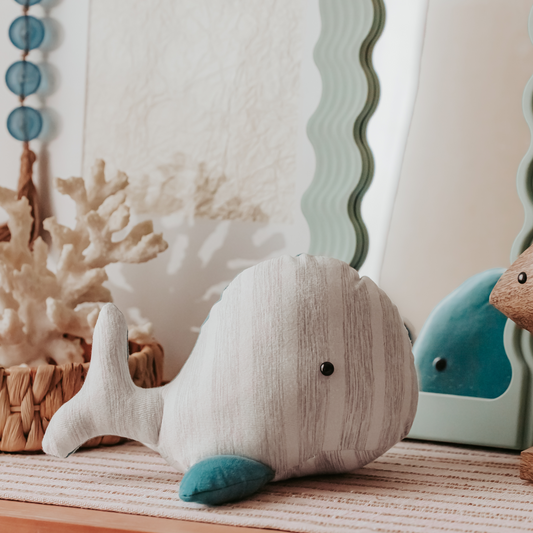Medium Memory Whale – Custom Stuffed Animal from Loved One’s Clothing