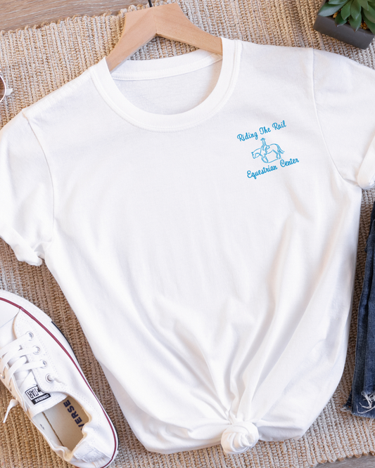 Adult Riding the Rails Embroidered T-Shirt