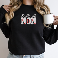 Personalized Softball Mom Crewneck: Wear Your Pride in Style!
