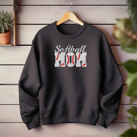 Personalized Softball Mom Crewneck: Wear Your Pride in Style!