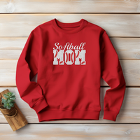 Personalized Softball Mom Crewneck: Wear Your Pride in Style!