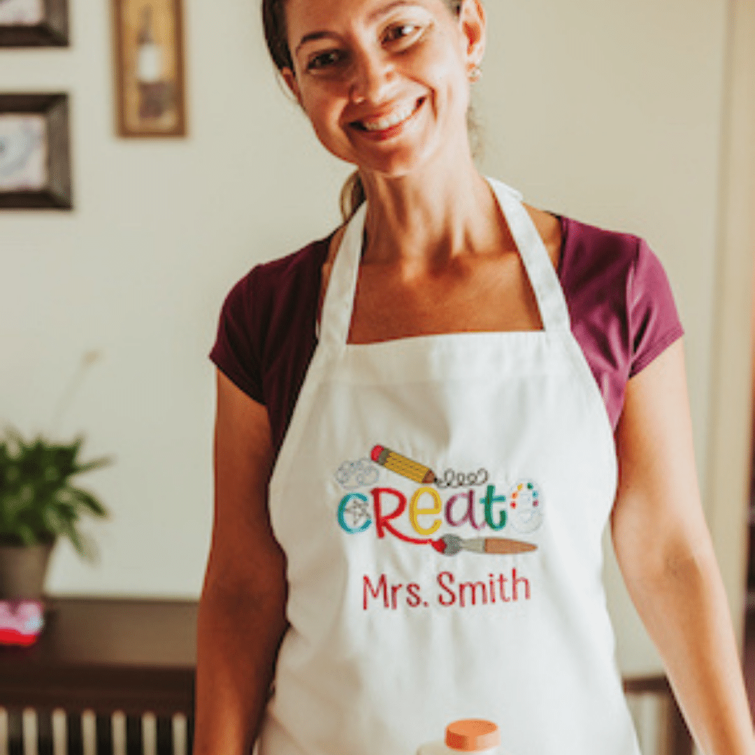 Art Apron For Teacher