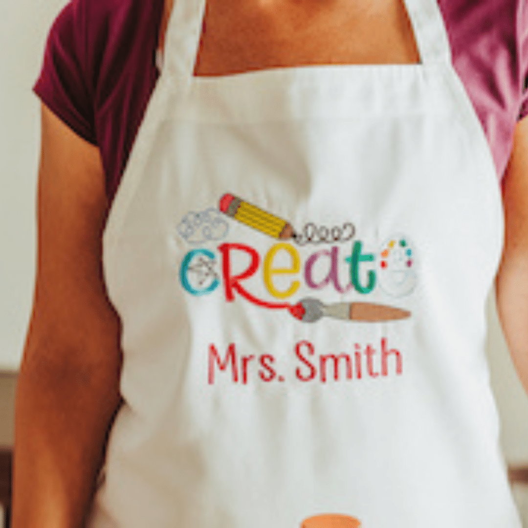 Art Apron For Teacher