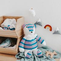 Introducing our handmade memory bears, crafted with love and care from your baby's blanket! Our custom memory bears are a beautiful and unique way to cherish your li