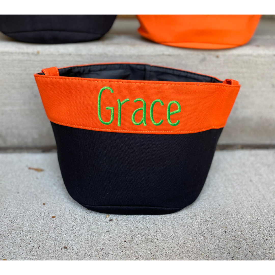 Introducing our spooktacular Halloween Buckets - the perfect companions for your little trick-or-treaters on their haunting adventures! Crafted from durable canvas a