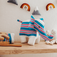 This sweet little elephant is made from your baby's blanket and stuffed with poly fil. A perfect way to treasure your adorable little one, or give as a special gift.