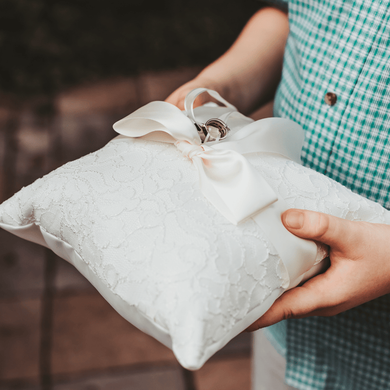 









Make your wedding ceremony even more special with our elegant lace wedding ring pillow. Our handmade ivory lace ring bearer pillow with vintage-inspired la