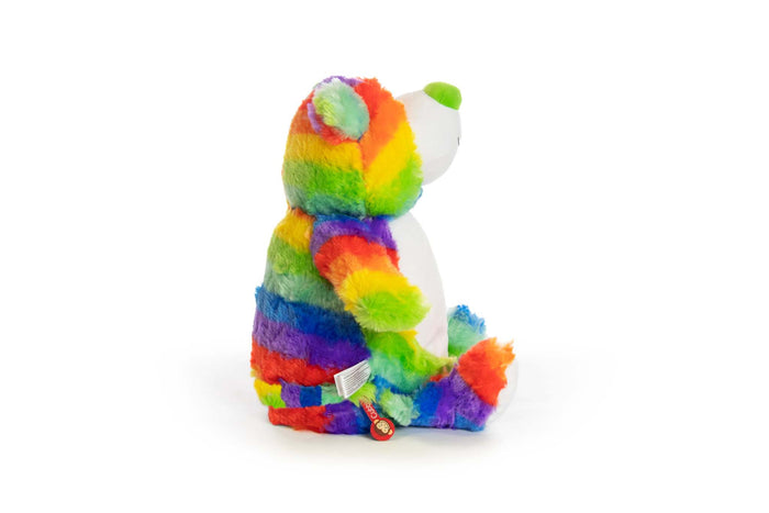 Keep your rainbow baby close to your heart with this soft and cuddly teddy bear. We will embroider the name of your choice on his belly.  Can also include the embroi
