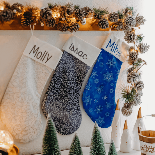 These Christmas stockings are the perfect addition to your holiday decor. Made from high-quality quilting cotton, they are both durable and stylish. The option to ha