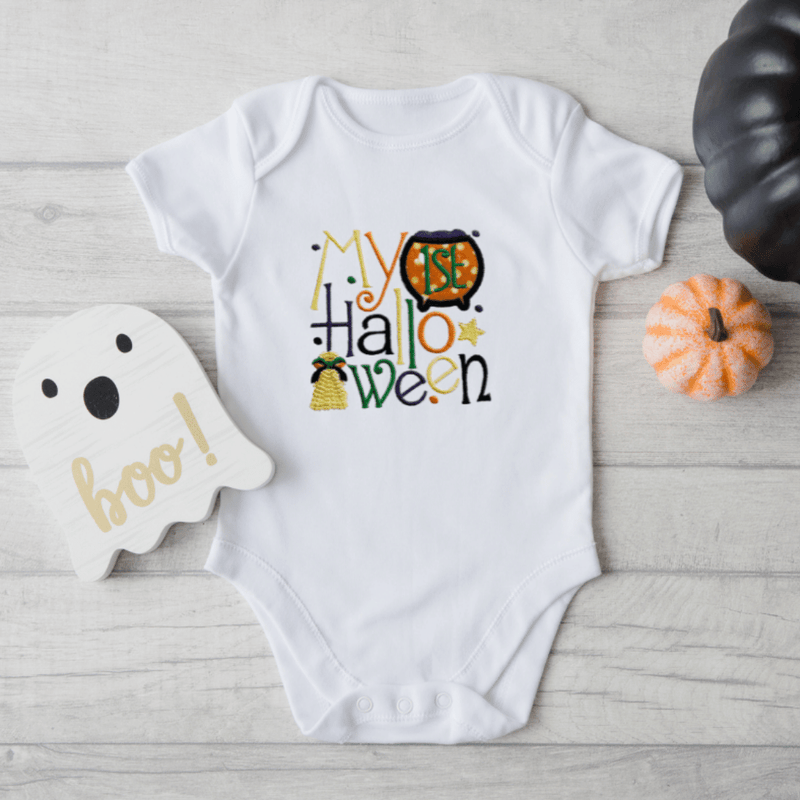 Short Sleeve Cauldron Halloween Onesie®