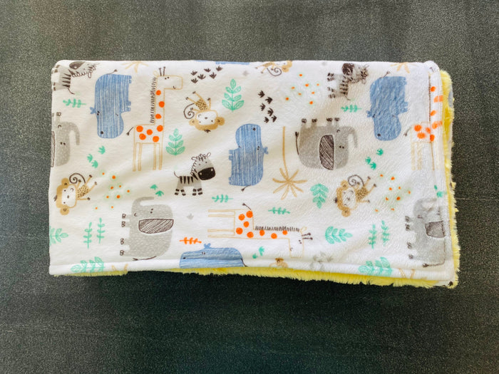 Personalized Baby Blanket - nursery decor - Soft Minky Blanket - Baby Shower Gift