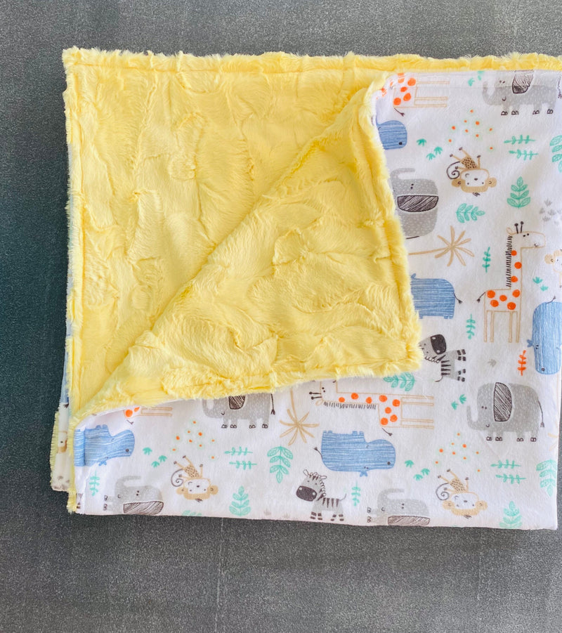 Personalized Baby Blanket - nursery decor - Soft Minky Blanket - Baby Shower Gift