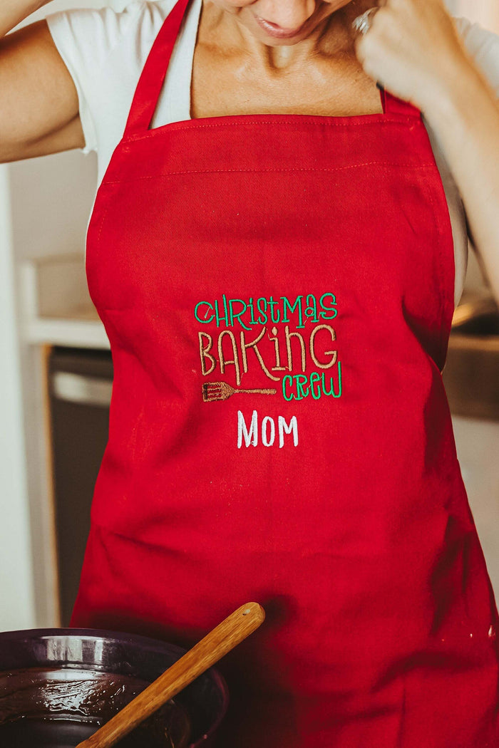  Product Details
The red Christmas baking apron for adults is the perfect accessory for all your holiday baking needs. The apron features an embroidered design that 