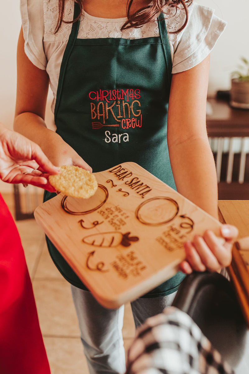 Christmas Apron For Kids, Christmas Cookie Apron, Christmas Apron, Holiday Apron, Gift For Kids