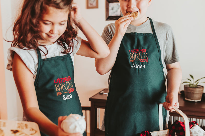 Christmas Apron For Kids, Christmas Cookie Apron, Christmas Apron, Holiday Apron, Gift For Kids