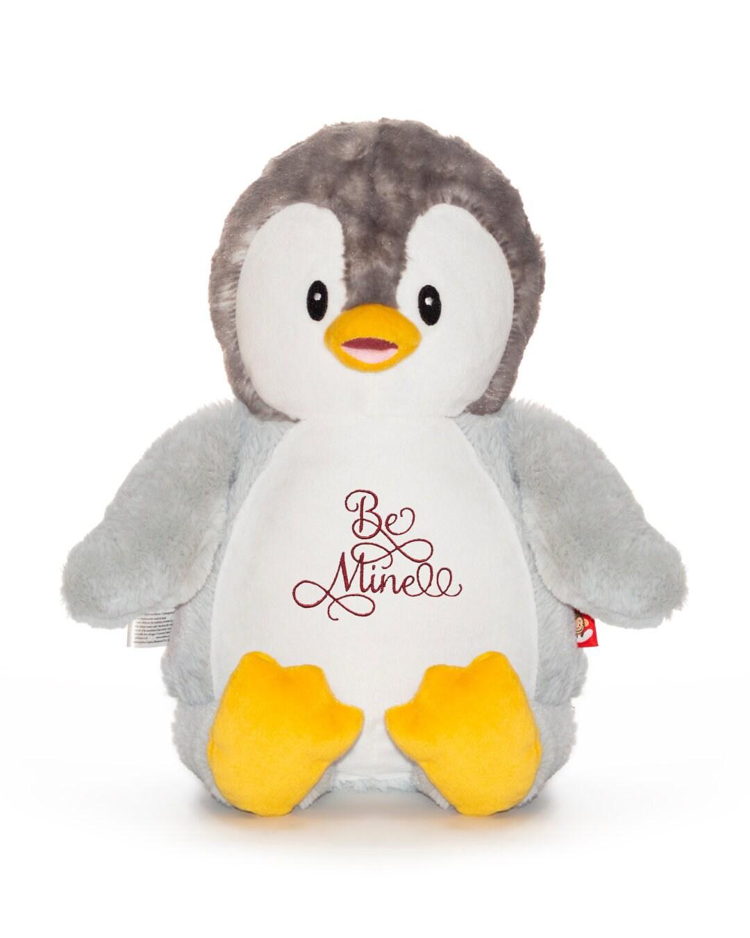 Love is in the air! Surprise your special someone with a cute penguin for Valentine's Day. This 18 inch tall Gray Penguin is soft, plush and ready to show how much y