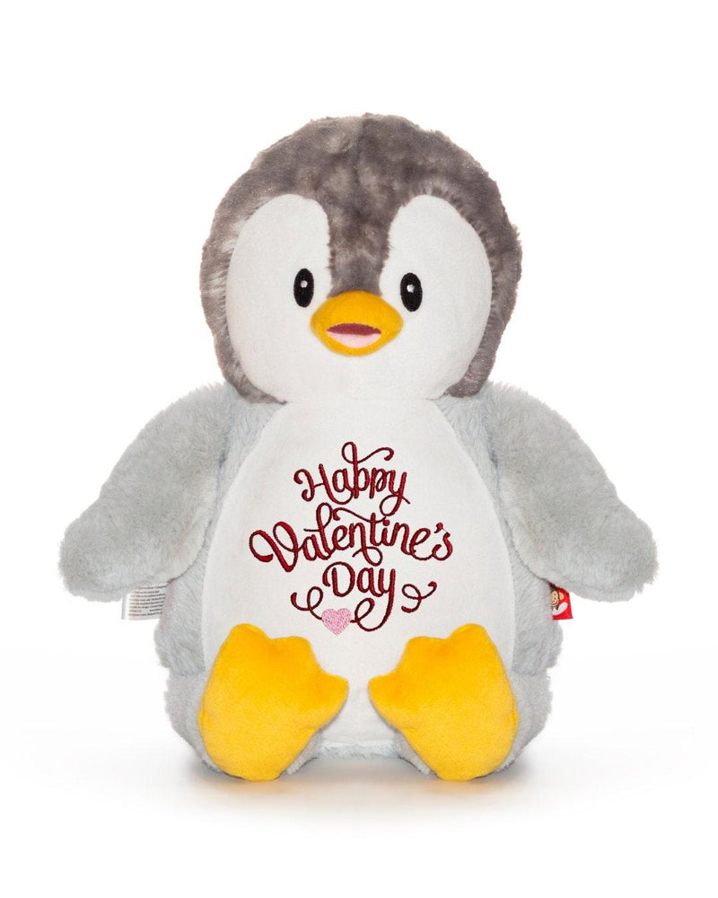 Love is in the air! Surprise your special someone with a cute penguin for Valentine's Day. This 18 inch tall Gray Penguin is soft, plush and ready to show how much y