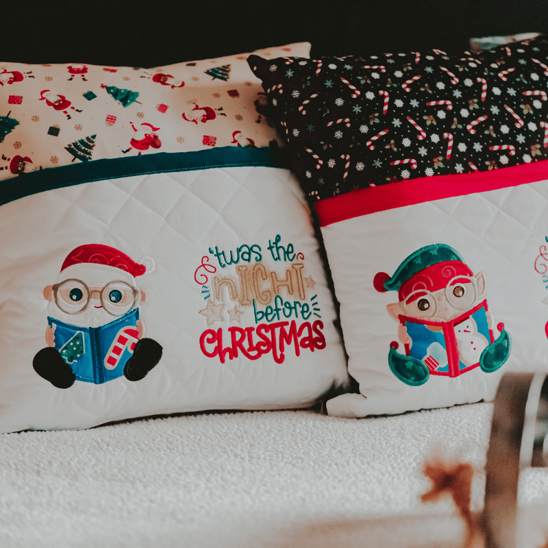 If you're looking for a cozy and festive way to enjoy your Christmas story time, look no further! Our Christmas book pillow is the perfect addition to your holiday d
