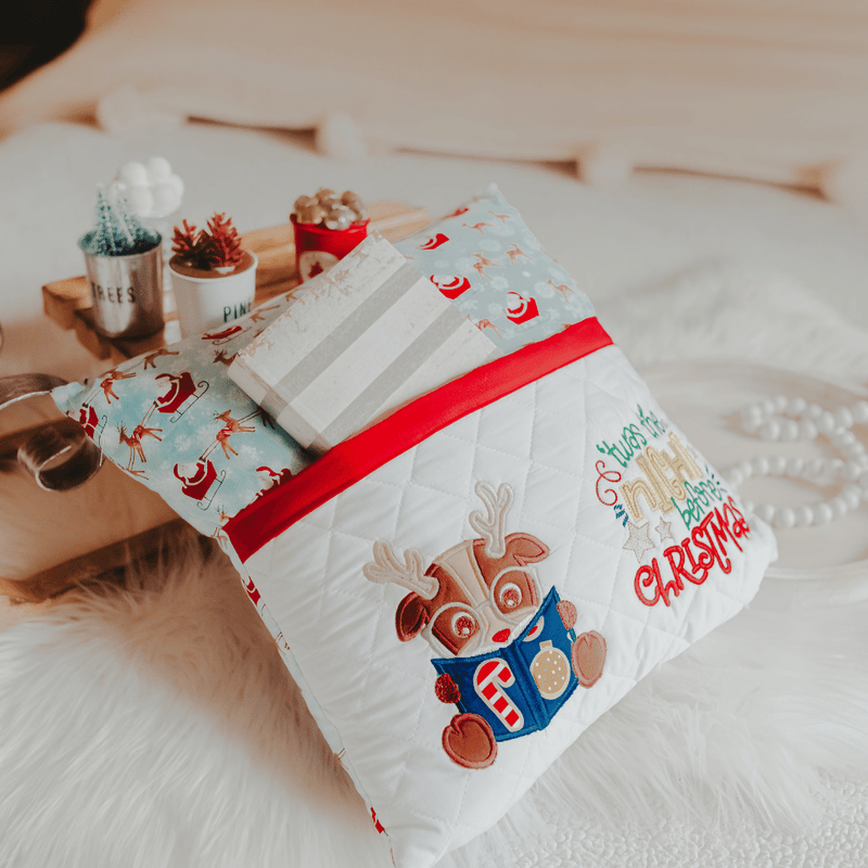 If you're looking for a cozy and festive way to enjoy your Christmas story time, look no further! Our Christmas book pillow is the perfect addition to your holiday d