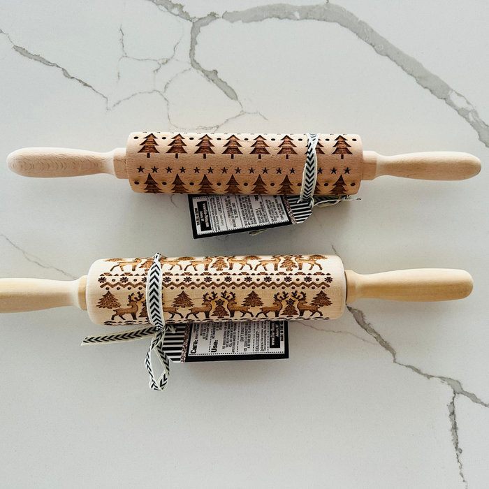 Christmas Tree Embossed Rolling Pin