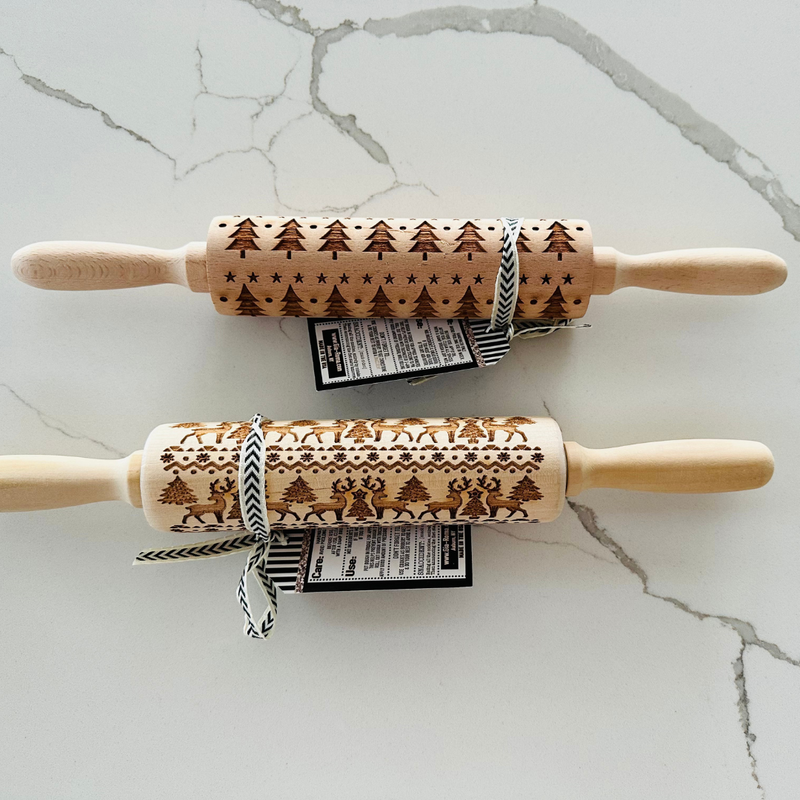 Reindeer Embossed Rolling Pin