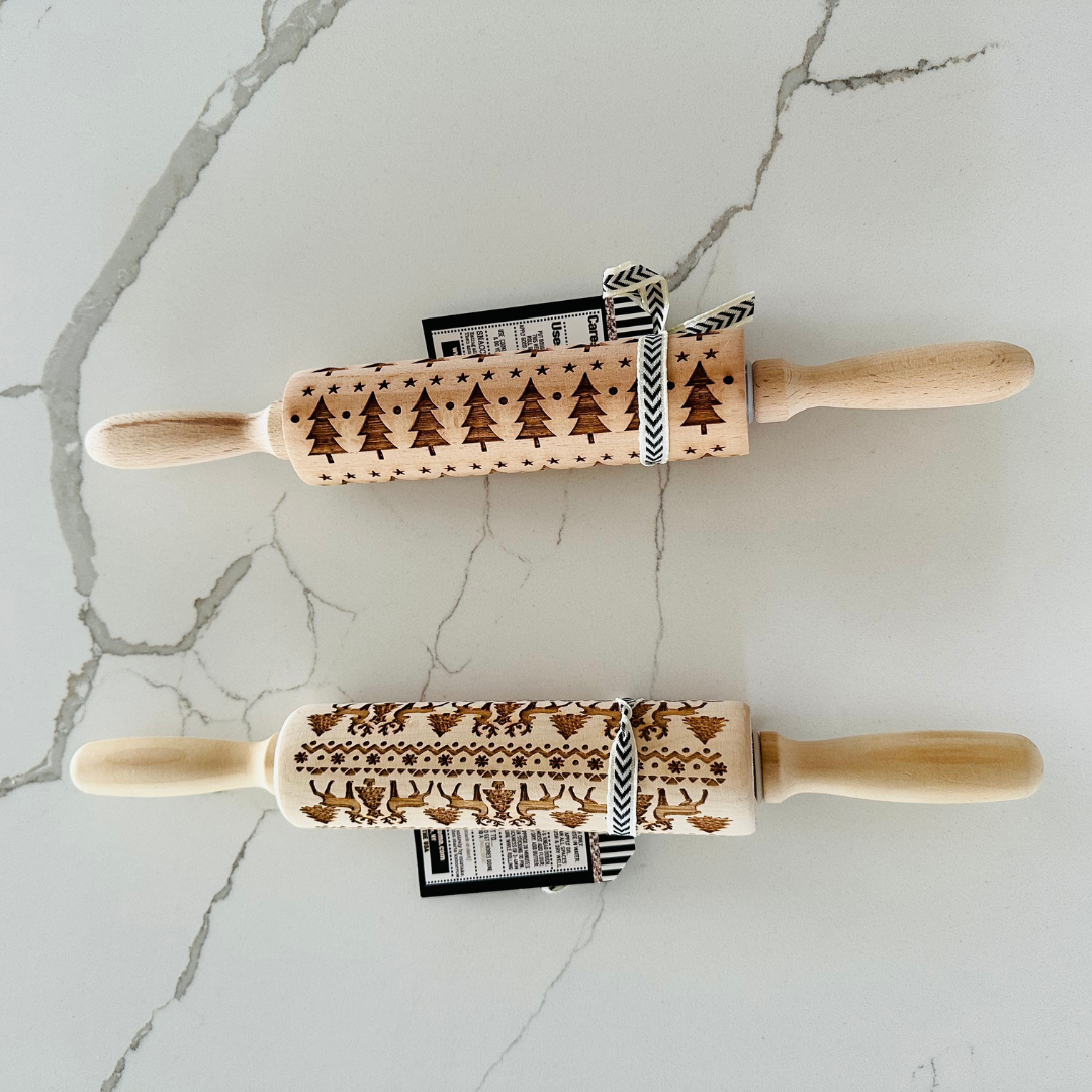 Reindeer Embossed Rolling Pin