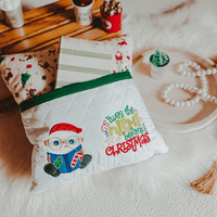 If you're looking for a cozy and festive way to enjoy your Christmas story time, look no further! Our Christmas book pillow is the perfect addition to your holiday d